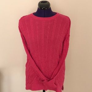 XL a new day Pink sweater